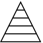 pyramid 5 layer white